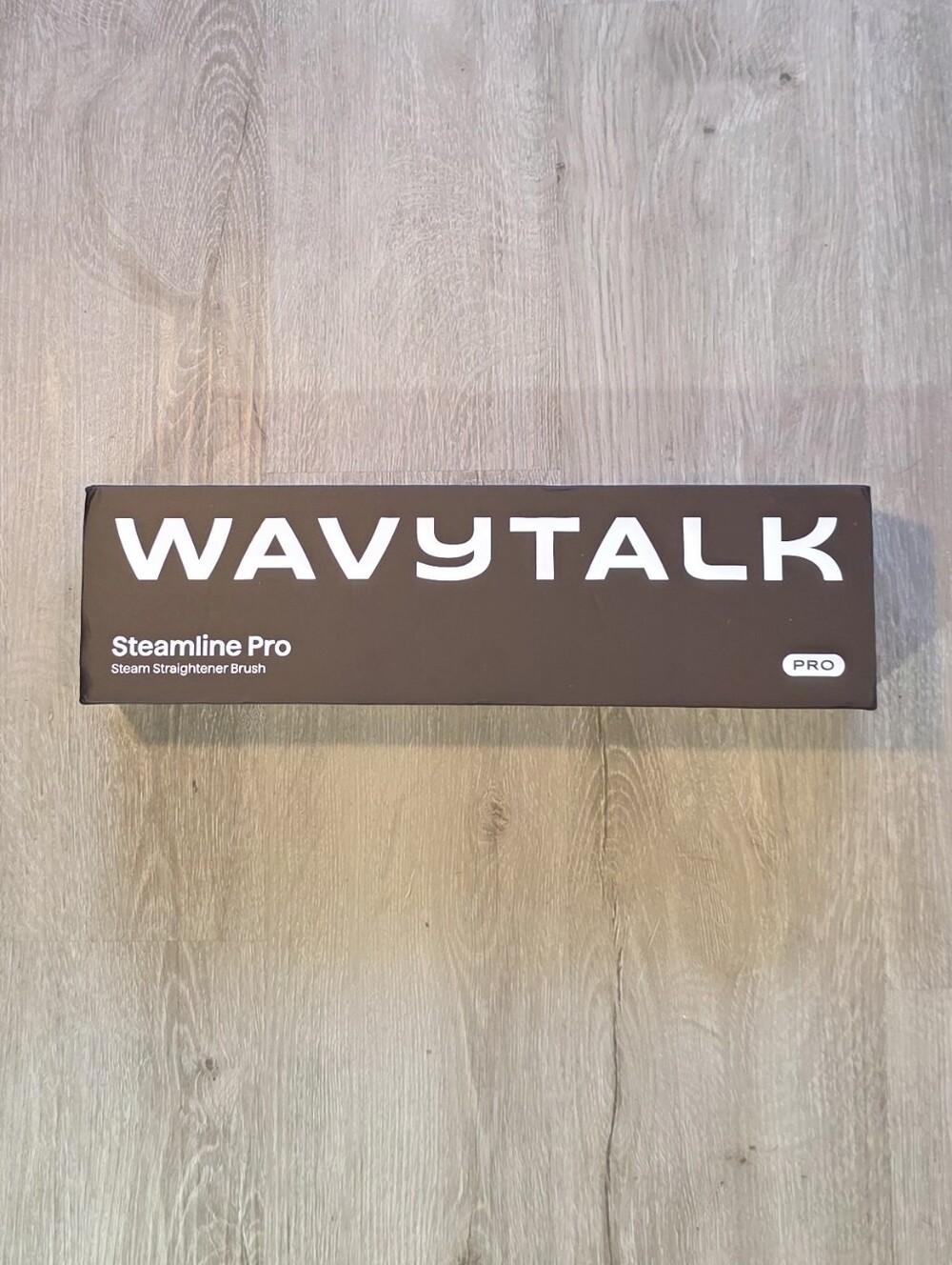 Wavytalk Streamline Pro Steam Straightener Brush White BRAND NEW
